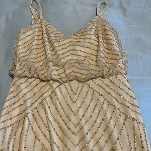 Adrianna Papell long sequin dress